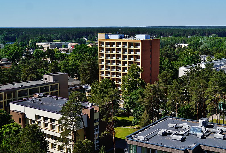 Druskininkai Blick von der Seilbahn auf Druskininkai 6